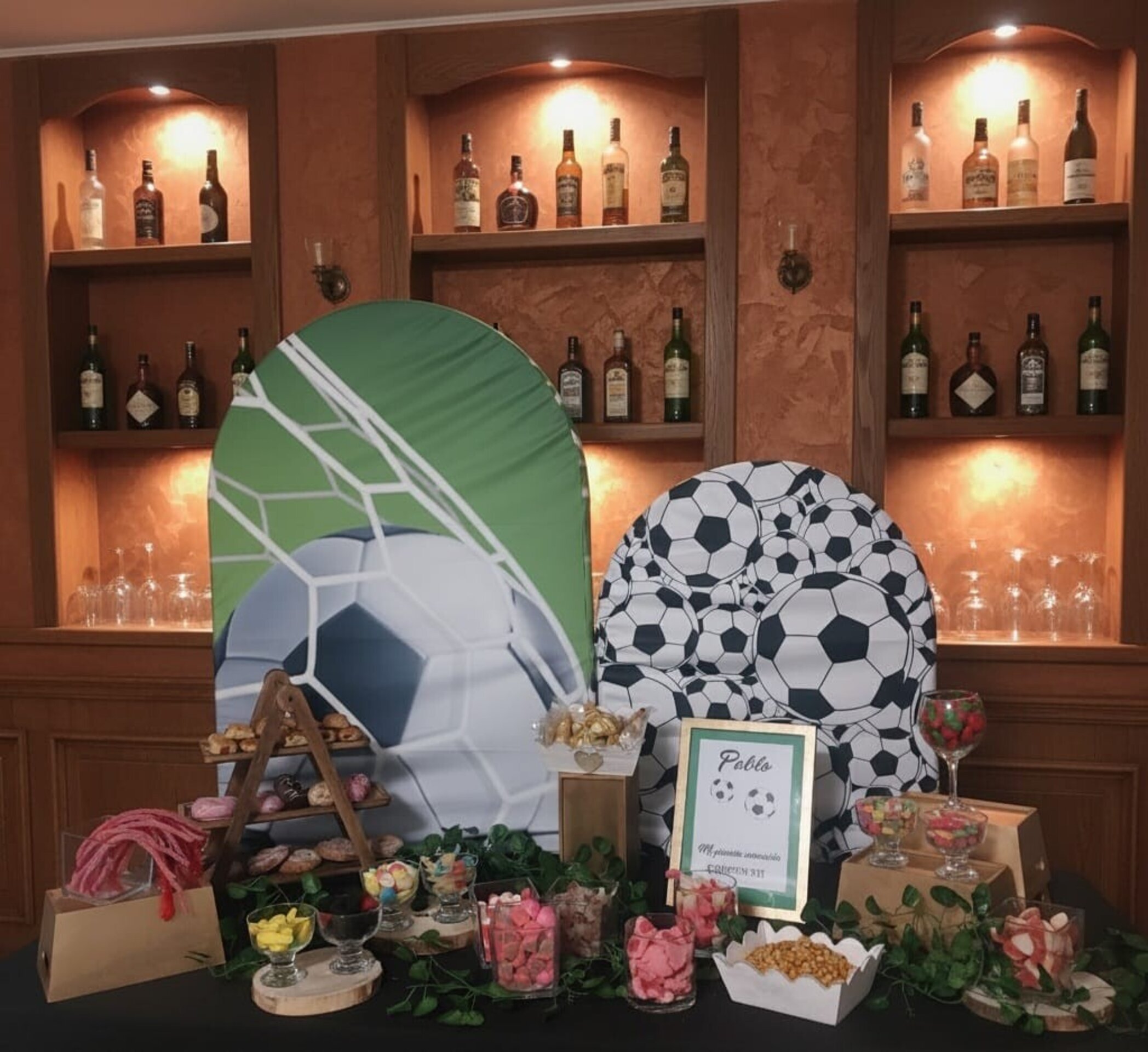 Candy bar futbol redondo 5 k más reposteria - 1