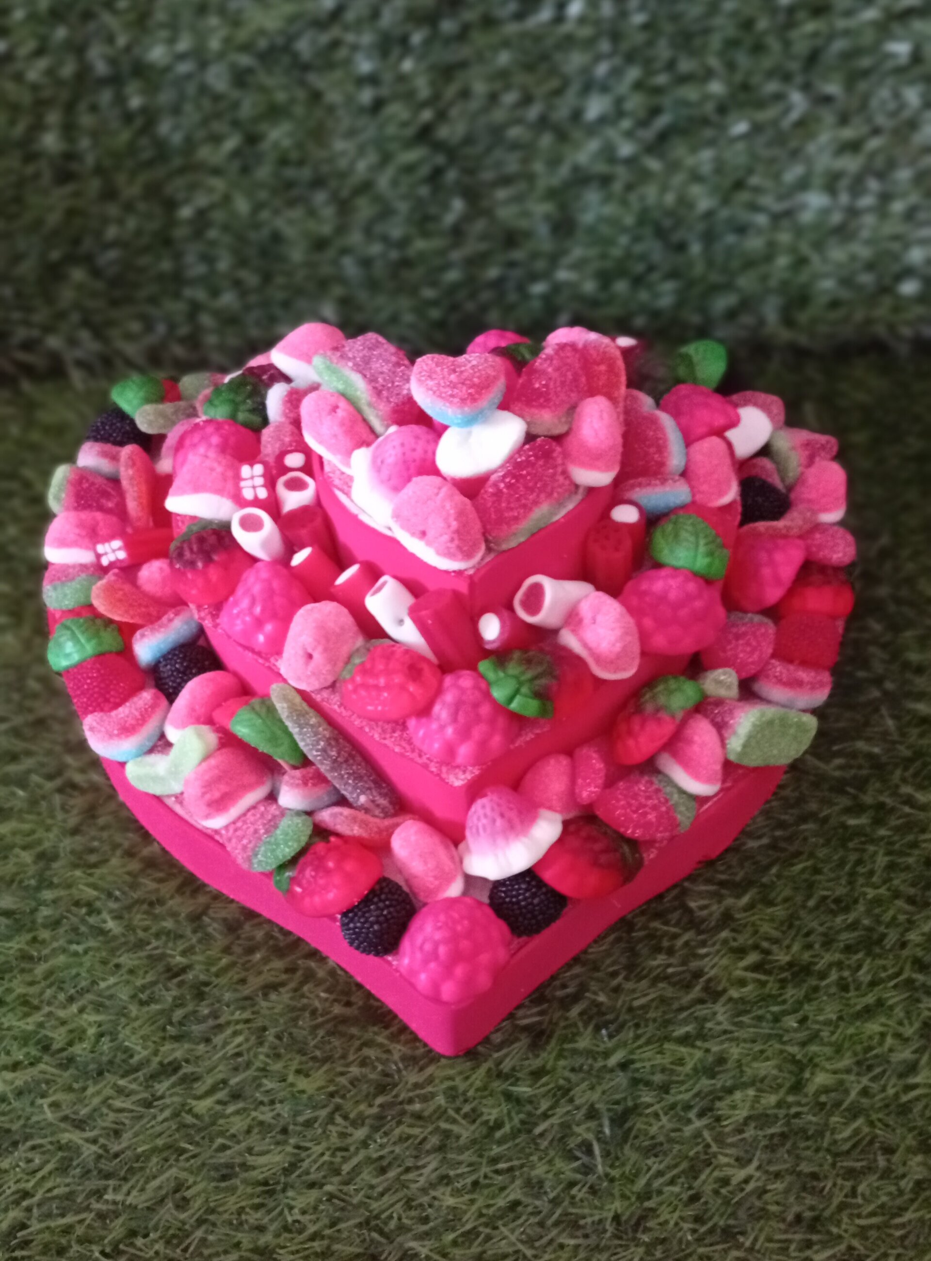 Tarta 3 pisos corazón - 1