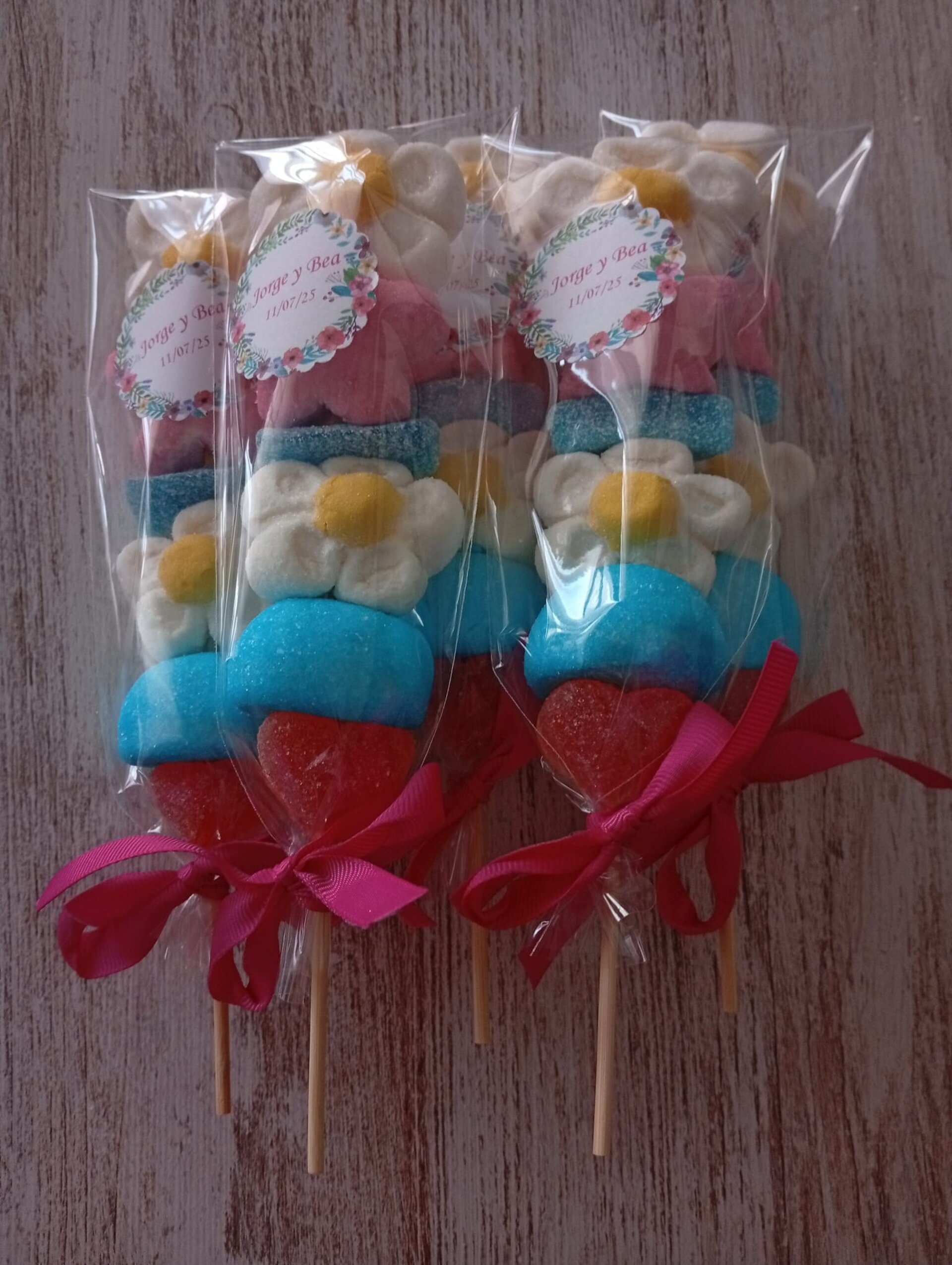 Brochetas de gominolas - 1